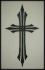 Metal Cross Sculpture